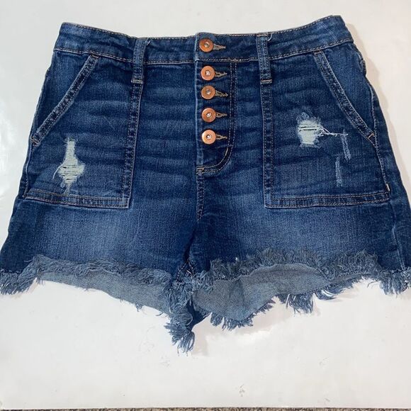 No Boundaries High Rise Shorts Size 9 - Picture 1 of 12